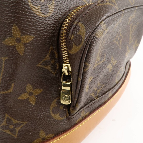 Louis Vuitton Classic Monogram Backpack in Rich Brown and Tan - Picture 7 of 16